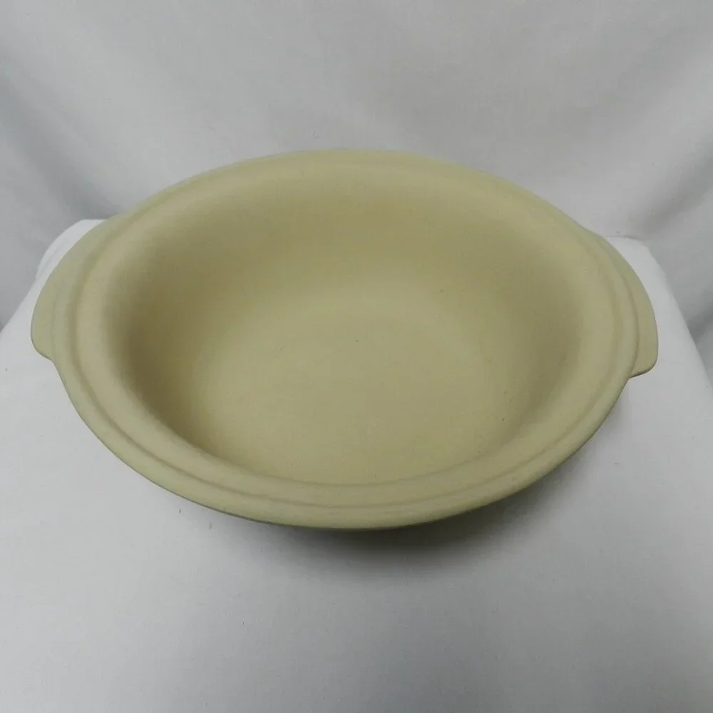 Vintage Pampered Chef Heritage 1450 Stoneware Baking Bowl large 12.5
